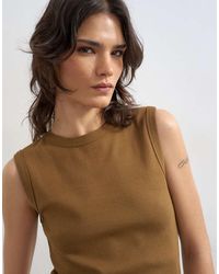 TOPSHOP - Slim Tank - Lyst