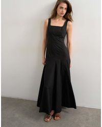 TOPSHOP - Dropped Hem Full Circle Skirt Sundress - Lyst