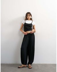TOPSHOP - Jersey Viscose Balloon Trousers - Lyst