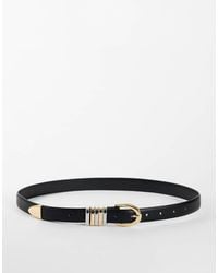 TOPSHOP - Bobbi Faux Leather Multi Keeper Belt - Lyst
