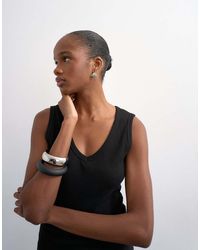 TOPSHOP - Rib V-Neck Vest - Lyst