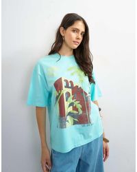 TOPSHOP - 'Sol De Sur' Graphic Oversized Tee - Lyst