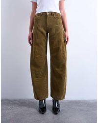 TOPSHOP - Barrel Mid Rise Jean - Lyst