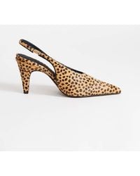 TOPSHOP - Arabella Cone Heel Sling Back Court Shoe - Lyst