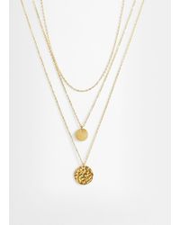 TOPSHOP - Oliver Waterproof Stainless Steel Multipack Necklace - Lyst