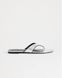 TOPSHOP - Sisi Toe Thong Flat Sandal - Lyst