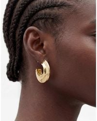 TOPSHOP - Cassie Chunky Hoop Earrings - Lyst