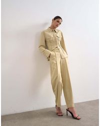 TOPSHOP - Co Ord Wide Leg Slouchy Trouser - Lyst
