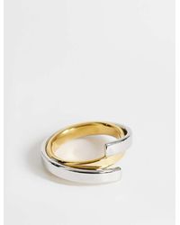 TOPSHOP - Ruth Waterproof Overlapping Ring - Lyst