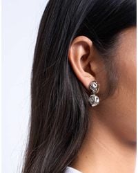 TOPSHOP - Penn Waterproof Stainless Steel Mini Drop Stud Earring - Lyst