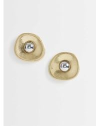 TOPSHOP - Cece Statement Round Stud Earrings - Lyst