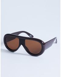 TOPSHOP - Sardinia Aviator Sunglasses - Lyst