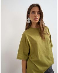 TOPSHOP - Oversized Drop Shoulder Tee - Lyst