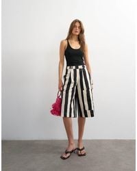 TOPSHOP - Longline Bermuda Cargo Short - Lyst