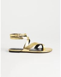 TOPSHOP - Erika Flat Sandal - Lyst