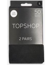 TOPSHOP 50 Denier Tights - Black