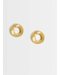 TOPSHOP - Francis Waterproof Stainless Steel Round Earrings - Lyst