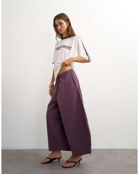 TOPSHOP - Techy Oversized Ovoid Mid Length Trouser - Lyst