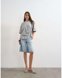TOPSHOP - Knot Twist T-shirt - Lyst