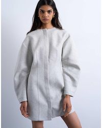 TOPSHOP - Cocoon Structured Mini Dress - Lyst