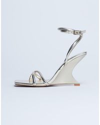 TOPSHOP - Alexa Sculptured Wedge Sandal - Lyst