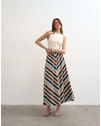 TOPSHOP - Co-Ord Elasticated Waist Full Circle Maxi Skirt - Lyst
