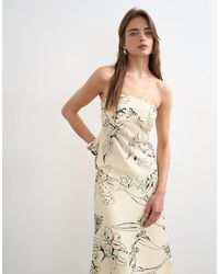 TOPSHOP - Co-ord Scarf Bandeau Top - Lyst