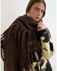 TOPSHOP - Sadie Fringing Scarf - Lyst