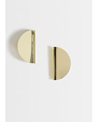 TOPSHOP - Della Statement Stud Earrings - Lyst