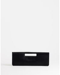 TOPSHOP - Giavanna Hair On Real Leather Medium Rectangle Grab Bag - Lyst