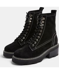 topshop brazil lace up boots