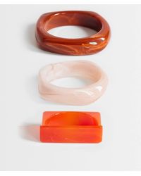 TOPSHOP - Flo 3 Pack Resin Bangles - Lyst