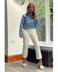 hybrid borg denim jacket