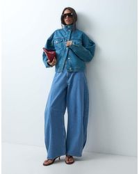TOPSHOP - Side Pleat Cocoon Jean - Lyst