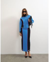 TOPSHOP - Knitted Co-Ord Pencil Midi Skirt - Lyst