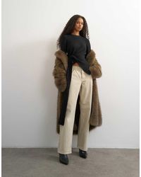 TOPSHOP - Knitted Side Tie Jumper With Wool - Lyst