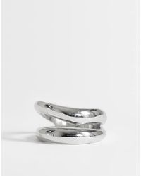 TOPSHOP - Rosie Waterproof Stainless Steel Ring - Lyst