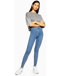topshop undone hem joni jeans
