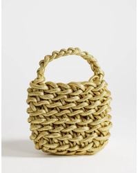 TOPSHOP - Morgan Small Weave Grab Bag - Lyst