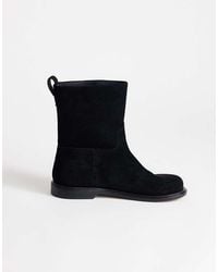TOPSHOP - Pascal Real Leather Ankle Boot - Lyst