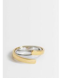 TOPSHOP - Ruth Waterproof Overlapping Ring - Lyst