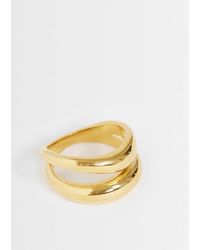TOPSHOP - Rosie Waterproof Stainless Steel Ring - Lyst