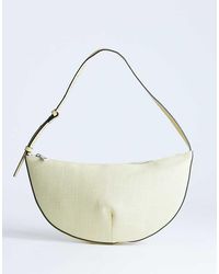 TOPSHOP - Curly Medium Canvas Scoop Shoulder Bag - Lyst