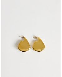 TOPSHOP - Casey Waterproof Chunky Hoop Earrings - Lyst
