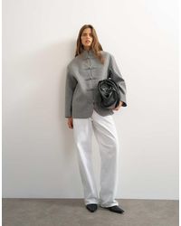 TOPSHOP - Self Frogging Formal Blazer Coat - Lyst