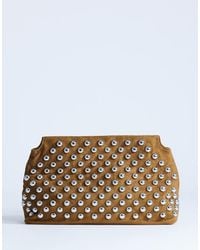 TOPSHOP - Gideon Studded Clutch Bag - Lyst