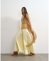 TOPSHOP - Super Wide Leg A Line Trouser - Lyst