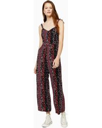 TOPSHOP Tall Floral Print Jumpsuit - Multicolor
