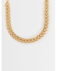 TOPSHOP - Molly Collar Length Arrow Necklace - Lyst