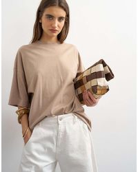 TOPSHOP - Oversized Drop Shoulder Tee - Lyst
